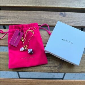 KURT GEIGER Mushroom Charm Pendant Necklace